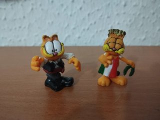 Garfield Statuette Set 2 pezzi