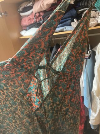 Vestido boho estampado talla única