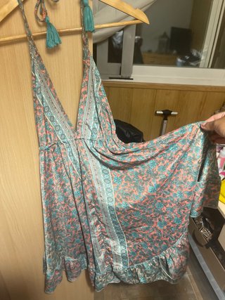 Vestido boho estampado talla única