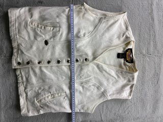 Chaleco Harley-Davidson Blanco Mujer Talla M