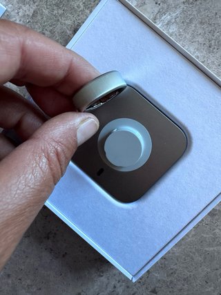 Anillo Oura Nuevo Talla 9 Plata
