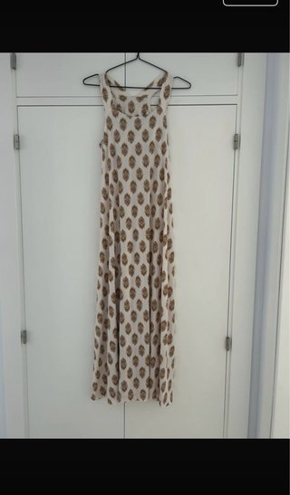 Vestido largo estampado