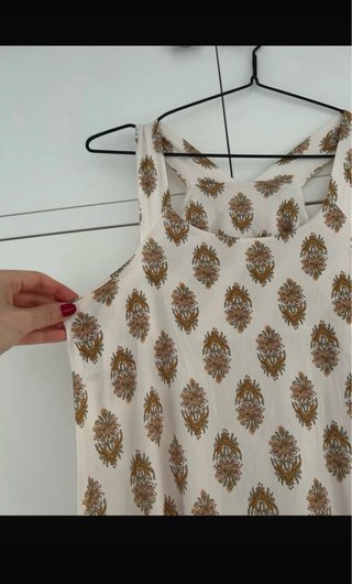 Vestido largo estampado