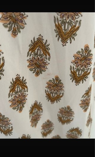 Vestido largo estampado