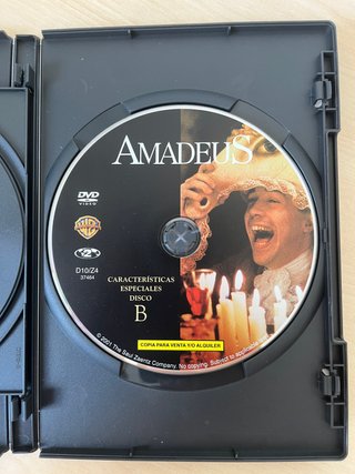 Película DVD Amadeus El Montaje del Director 2D