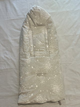 Saco Capazo Bebé Estrellas Gris Jané