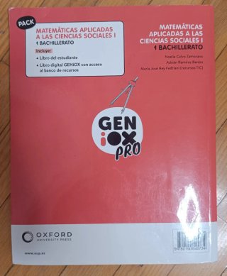 Matemáticas aplicadas a las Ciencias Sociales I...