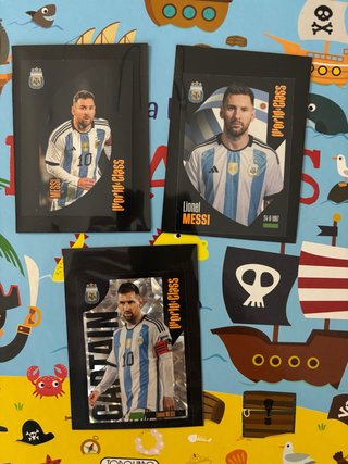 LOTE 3 CROMOS MESSI - PANINI FIFA WORLD CLASS