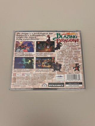 BLAZING DRAGONS PLAYSTATION 1 COMPLETO US NTSC