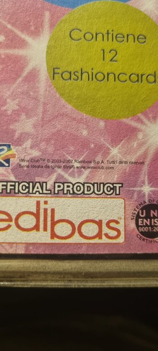Carte Winx Fashioncards Edibas