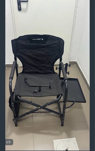 Silla de pesca Caperlan negra