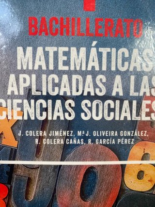 Matemáticas aplicadas a las ciencias sociales I...