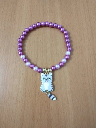 Conjunto de 5 Pulseras Elásticas de 19 cm gatitos