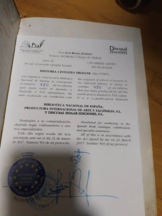 Fascimil Historia Civitatis Troiane nuevo