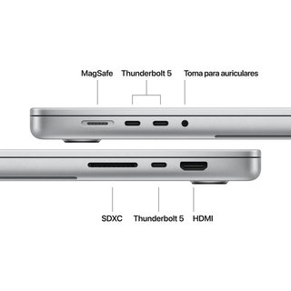 MacBook Pro 16 M5 Max 48GB 2TB Plata