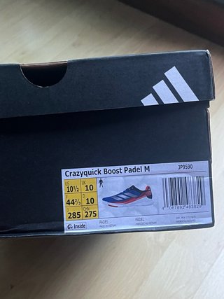Zapatillas Adidas Crazyquick Boost M Azul/Rojo