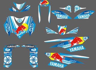 Vinilos Jog Redbull Cyan Holográficos
