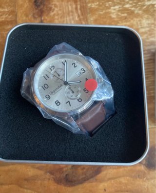 Reloj Gigandet Correa Cuero Marrón y Plata