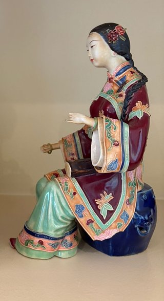 Figura Cerámica Shiwan - Maestro Lin Weidong