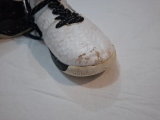 Zapatillas deportivas blancas y negras Talla 37