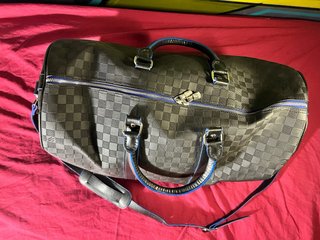 Borsone Keepall Louis Vuitton Nero