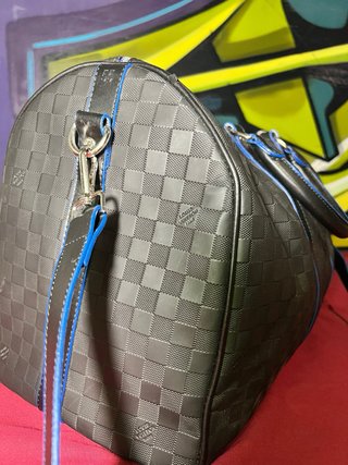 Borsone Keepall Louis Vuitton Nero