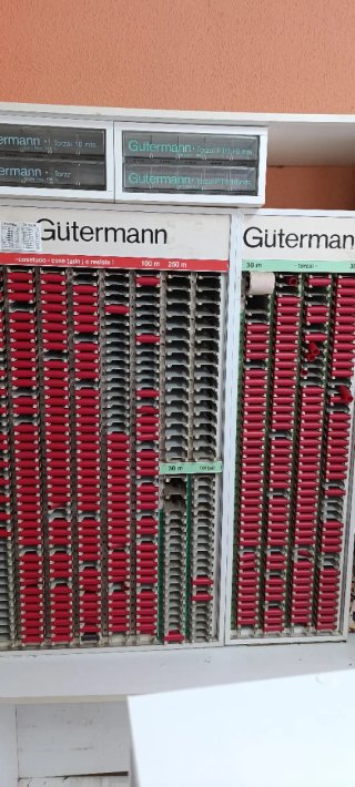 Mueble expositor hilos Gutermann