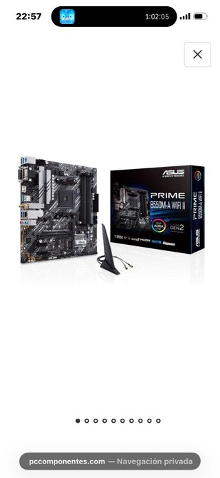 Placa Base ASUS PRIME B550M-A WIFI II