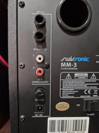 Monitores Estudio Swissonic MM-3 (Pareja)