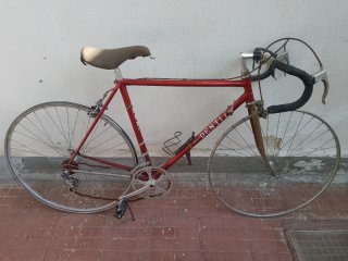 Bicicletta Corsa Mino Denti Rossa Vintage