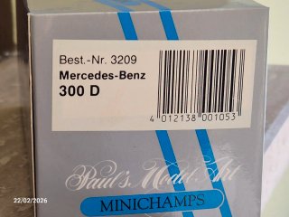 Mercedes 1/43 minichamps