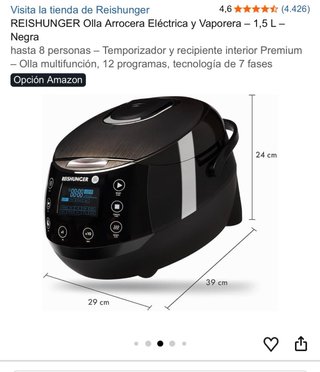 Olla Arrocera Eléctrica REISHUNGER