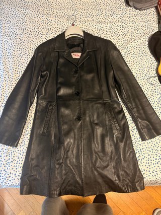 Chaqueta de cuero ovino auténtico