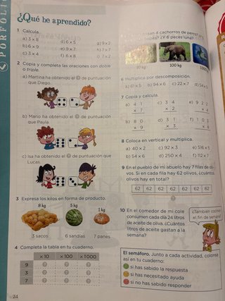 Matemáticas 3 Primaria