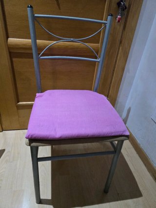 Silla metálica cocina/comedor