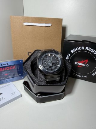 Reloj Casio G-Shock Negro y Plateado