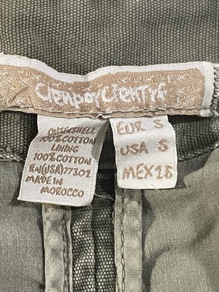 Cazadora militar Zara Y2K verde