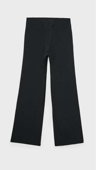 Pantalón negro traje ancho
