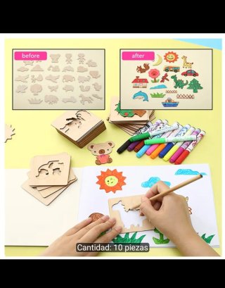 Plantillas Dibujo Madera Niños