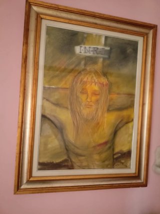 Quadro Gesu' Crocifisso INRI
