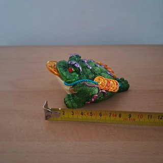 Figura Rana de la Fortuna con Monedas