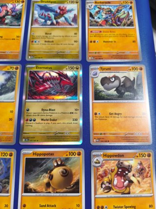 Lote 9 Cartas Pokémon Luta/Dragão
