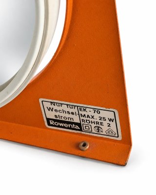 Espejo iluminado de mesa Rowenta, años 70