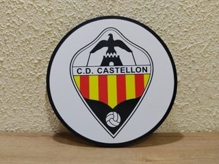 Cartel decorativo CD Castellón fútbol 23 cm