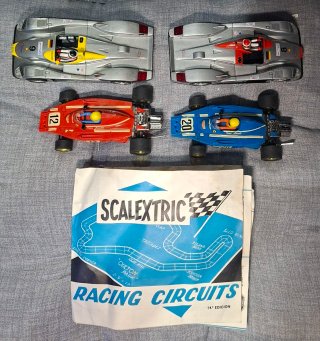 Coches Scalextric Antiguos + Manual