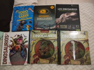 6 libros de Dinosaurios