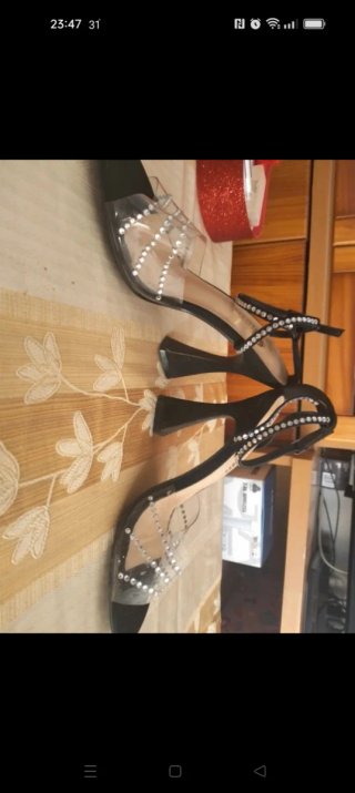 Sandalias negras mujer Talla 36.5