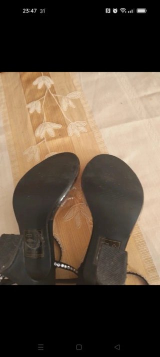 Sandalias negras mujer Talla 36.5