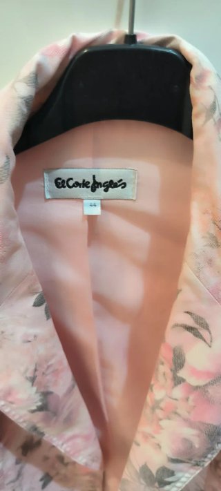 Chaqueta floral El Corte Inglés Talla M