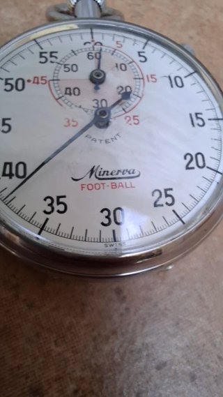 Antiguo cronómetro Minerva FOOT BALL Antiguo